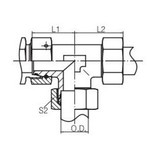 Einstellbares Run Tee Edelstahl